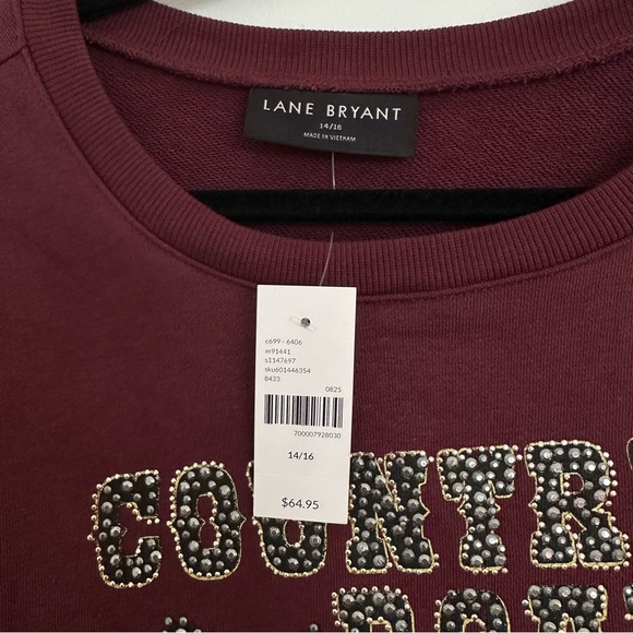 NWT Rhinestone Country Roads Graphic Sweatshirt - Picture 3 of 8